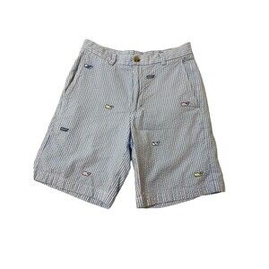 Vineyard Vines Seersucker Shorts With Whales Size 28
